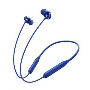 Oneplus Bullets Bluetooth Wireless in Ear Z2 Earphones with Mic, Bombastic Bass, 12.4 Mm Drivers, 10 Mins Charge, 20 Hrs Music, 30 Hrs Battery Life, Launched in April 2022 (Beam Blue)